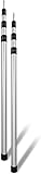 normani Outdoor Sports Aluminum Teleskop Zeltstange Aufstell-Stange Sützstange Verstellbar von 76-180 cm, 94-240 cm oder 116-300 cm Farbe 2 Stück Größe 116-300