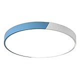 ZHANXUS LED-Deckenleuchte Im Nordischen Stil, Unterputz-Deckenleuchten Für Den Innenbereich， 5000K Weißes Tageslicht /30W/2610lm， kreative Geometrie Holzdeckenleuchte für Zimmer Büro E