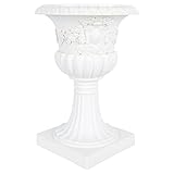 Cabilock Vintage Blumentopf Deko Vase Trophäe Pflanztopf Antik Pflanzer Pflanzschale Blumenkübel Römischer Topf Rustik Übertopf Retro Blumenkasten Pflanz Pokal Landhausstil Hochzeit Dek