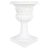 Cabilock Vintage Blumentopf Deko Vase Trophäe Pflanztopf Antik Pflanzer Pflanzschale Blumenkübel Römischer Topf Rustik Übertopf Retro Blumenkasten Pflanz Pokal Landhausstil Hochzeit Dek