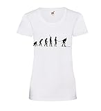 Evolution Biathlon Frauen Lady-Fit T-Shirt Weiß XS - shirt84