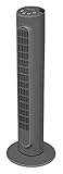 Honeywell HYF1101E1 3 Geschwindigkeiten Comfort Control Turmventilator für den Heimgebrauch, Kunststoff, schw