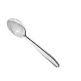 200 Kunststofföffel transparent 18,5cm wiederverwendbar - Premium Esslöffel aus Plastik glasklar Stabiler Plastiklöffel Teelöffel Robustes Plastikbesteck für Kaffee Tee Desserts Partys silverk