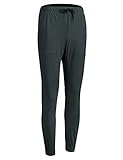 CRZ YOGA Herren Jogginghose Traingshose Sporthose Fitness Sweat Pants mit Reißverschlusstasche Melanit XL