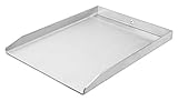 mocisa Grillplatte | Plancha | BBQ-Wanne | Grillkorb | Edelstahl | Massiv | hochwertig verarbeitet | Made in Germany | Verschiedene Größen (30cmx25cm Universal)