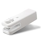 Electric Food Sealer Package Snack Sealing Handliche Maschinenpacker Frische Halten Presse Clip Reisezubehör, weiß