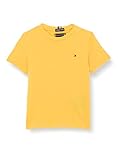Tommy Hilfiger Jungen Essential Cotton Tee S/S Strickoberteile, Prairie Yellow, 4 J