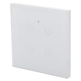 Touch-Lichtschalter, Smart Light Switch Anti Scratch 4-Wege für Zuhause(Zigbee)