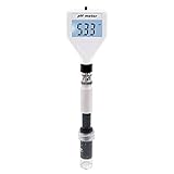 Pmandgk Digitaler Haut Ph SSuremesser, Ph Meter Tester Austauschbare Sonde Hintergrundbeleuchtung Wasser Qualittt Test für Fleisch Frucht Kosmetik
