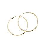 925 Sterling Silber Mode Runde Ohrringe Einfache Creolen für Frauen Charming Chic Party Schmuck Zubehör Gold 28