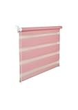 KS Handel 24 DOPPELROLLO DUOROLLO 105 cm BREIT 150 cm LANG ROSA INKL. SEILZUG FENSTERROLLO KLEMMROLLO J