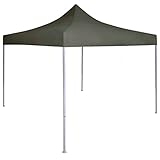 vidaXL Profi Partyzelt Faltbar Wasserbeständig Pavillon Festzelt Gartenpavillon Bierzelt Faltpavillon Faltzelt Gartenzelt Garten 2x2m S