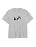 Levi's Mens SS Relaxed FIT Tee T-Shirt, Big Poster Logo MHG, 5XL