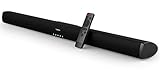 Soundbar mit eingebautem Subwoofer, Soundbar für TV Gerte 80W Bluetooth 5.0-TV Soundbar 37 Zoll-Heimkino-Surround-Soundsystem Lautsprecher für Fernseher Optisch/Koaxial/Cinch-Verbindung