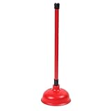 CLGrich Abrush Pömpel Für Toilette, Flüssiger Plumbe Clog Remover Cleaner Cleaner Unclogger Tool, Mit Starker Saugleistung, Für Toilette, Spülbeckenablauf (Red)