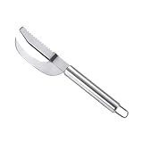 EliteMill 3-in-1 Hängender Fischschuppenschneider, Edelstahl Fischschupper Offener Bauch & Ausgraben Fischreinigungswerkzeug Fischschuppenschaber Fischschuppenentfernungswerkzeug für die Kü