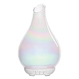 MedeLike Diffusor für ätherische Öle, Aromatherapie-Diffusor, Luftbefeuchter mit Timer, 2 Nebel-Modi, wasserlos, automatische Abschaltung, für Zuhause, Büro, Z