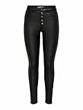 JACQUELINE de YONG Female Skinny Fit Jeans JDYNew Thunder HW beschichtet Knopf M30Black