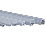 VARGORT Transparenter Silikonschlauch in Lebensmittelqualität, FDA mm, 6 x mm, 8 D, außen, transparenter Schlauch, Hochtemperaturschlauch 5