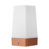 Ksodgun Desktop PIR Bewegungsmelder LED Nachtlicht tragbare batteriebetriebene Nachttischlampe für Flur Küche Schlafzimmer Badezimmer W