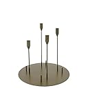 House Doctor 206200361 Kerzenständer, Advent, Antikes Messing, h: 38 cm, Dia: 40