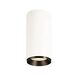 SLV Deckenaufbauleuchte NUMINOS CL DALI L / LED Spot, Fluter, Deckenstrahler, Deckenleuchte, Aufbau-Leuchte, Innen-Beleuchtung / 3000K 28W 2400lm weiß dimmbar 60G