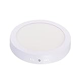 Ssydj Rundkreis Ultradünnes Design-Decken-flacher Strahler-Treiber Enthalten 2 4W 1 Stücke LED.Einbauleuchten Downlight-Panel-Licht For Badezimmer Flur Bühnenbüro Cool White 6000K [Energieklasse A +]