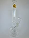 Exklusiver Glas Bong Glasbong Eisbong - Groß 45cm, Durchmesser Ø55mm, Chillum Ø22mm + GESCHENKE!!