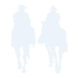Moligin Weißer Cowboy-Pferdfahrer Auto Aufkleber Abnehmbarer Peel-Stick-Aufkleber PVC-Aufkleber für Fahrzeug-Auto-Truck-Fenster-Stoßfänger-Wanddekor (1 stück)