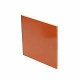 GOONSDS Bakelit Phenolplatte Blatt 10 Stück Laminatrohstoffe für Silikonkautschukform, Länge 100 mm, Breite 100 mm,Thickness 3