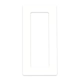 in-outdoorshop Tapetenschutz Tapetenschoner Dekorrahmen Wandschutz Rahmen Blende für Lichtschalter und Steckdose (milchglas, 4-fach)