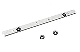 AAMYGDQ Track-Guides mit Kugellagern, Gehrungsbalken, Aluminiumbalken-Gehrungs-Balken-Slider-Holzbearbeitungswerkzeuge for T-Slot und T-Track geeignet (Color : 650mm with Stop)
