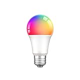 Smart Lampe, WLAN Glühbirnen E27 Wifi LED Light Bulb 9W 850LM, smarthome Lampen Intelligente Mehrfarbige Dimmbare Birne, 2700-6500K, App Steuern Kompatibel mit Alexa Echo, Google Home, 10 Pack