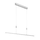 Lucande LED Pendelleuchte höhenverstellbar, dimmbar per Wandschalter, Esstisch Hängelampe 140 cm, 6x 5W LED (fest verbaut), Esstischlampe, Wohnzimmerlamp
