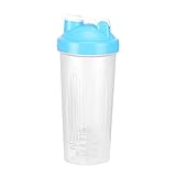 MAIKUI 600ml Shaker-Flasche Sport Whey Protein Mischflasche mit Rührball Bot Cup Shaker für Eiweiß- & Sportgetränke Protein Shaker Cup erstklassige Mischfunk