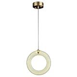 ADSVMEL Ring Marmor Pendelleuchte LED Hängende Deckenleuchte 12W Moderne Hängende Deckenleuchte Wohnkultur Kunstlicht Schlafzimmer Flur Licht Kücheninsel Deckenbeleuchtung