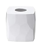 Harman Passender Seifenspender und Taschentuchbox, Weiß 6x6 inches Tissue Box