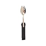 NINGYI 1 STÜCKE Easy-Hold Parkinson Geschirr, Der Suppenlöffel, Hilfslöffel, Gabel, Anti-Shake-Manschette, Selbsthilfe Ältere Menschen, Unterstützte Geschirr Rehab
