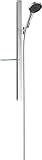 hansgrohe Duschsystem Rainfinity (Duschkopf, Stange 90cm, Seifenschale, 3 Strahlarten)
