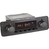 RETROSOUND Motor-6' DAB+ Komplett-Set Black RSD-Black-6 mit Zubehör Autoradio für Oldtimer und US-C