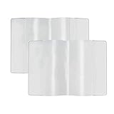 iTemer Hülle Kartenhalter Schutzhüllen Weich und Flexibel Durchsichtig PVC Brieftasche Größe für Kinder und Erwachsene 11X14.5cm (3 Stück)