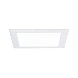 Paulmann LED Deckenleuchte Premium Line Panel Weiß Satin | LEDs fest verbaut 8W 550lm tageslichtweiß | 926.13