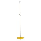 CHQW Schaukel Garten Indoor und Outdoor Kunststoff Petal-förmige Scheibe Schaukeln Baby Herbst Herbst 360 Grad Schaukeln 3-10 Jahre alt Untertasse Baumschauk