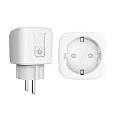 LOULE Home WiFi Smart Steckdose mit Timer Funktion Kompatibel mit Alexa und Google Assistant, Sprachsteuerung, Handy Fernbedienung, Kein Gateway