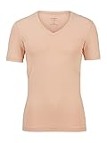 OLYMP T-Shirt Level Five body fit V-Ausschnitt beige Größe L