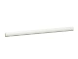 KGM Viertelstab – Weiß lackierte Bastelleiste aus massivem Kiefern Echtholz – Maße: 2400 x 12 x 12 mm – 1 Stück