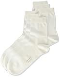 FALKE Unisex Kinder Family 3-Pack K SO Socken, Weiß (White 2000), 23-26 (2-3 Jahre) (3er Pack)