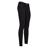 Imperial Riding Reithose IRHEl Capone high Waist Hochbund Full Grip Strasssteine (36, Black)
