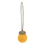 ROTAKUMA 6 Stücke Home Girlande Party Hängen Ball Dekor Weihnachtsbaum Ornament Dekoration (Color : Yellow, Size : 2cm)