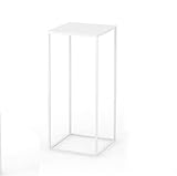 Metallseitentische, Stehende Schreibtisch Leichte Sofa Side Table Square Ecktisch Für Wohnzimmer Balkon Schlafzimmer, Robust(Size:26 * 26 * 60CM,Color:C)